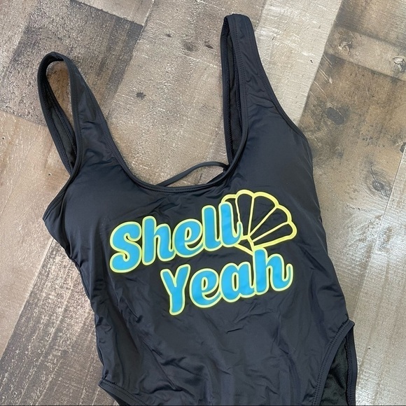 Bikini Lab Shell Yeah One Piece Swimsuit size Medium - Picture 3 of 11